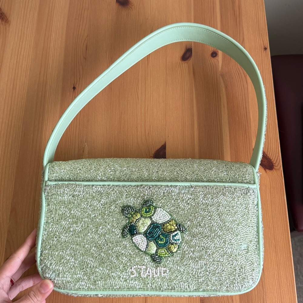 STAUD Tommy Beaded Bag, Baby Turtle - Picture 6 of 16
